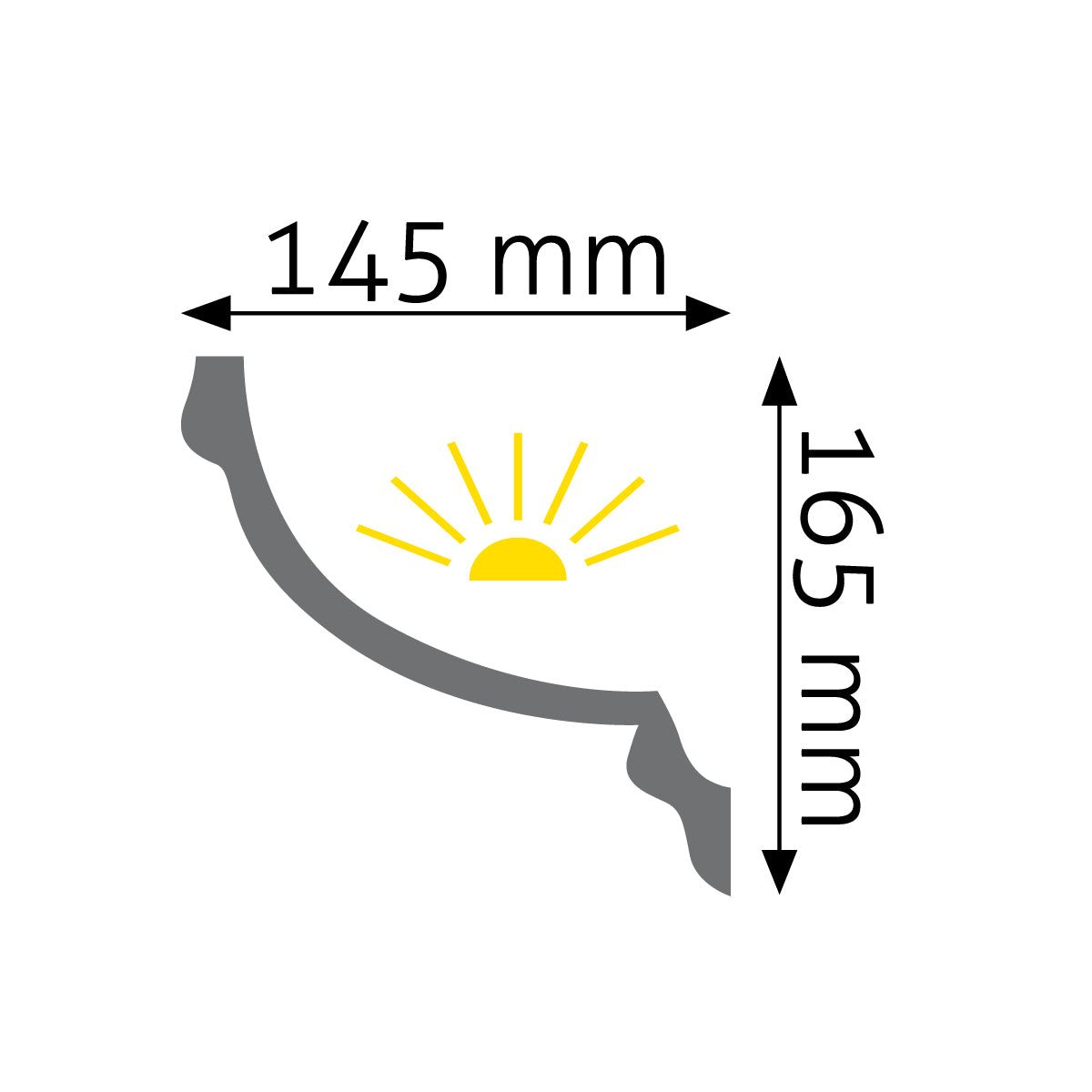 LGG-14 Creativa Listwa sufitowa