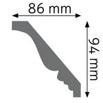 LGZ-09F Creativa Listwa sufitowa gięta