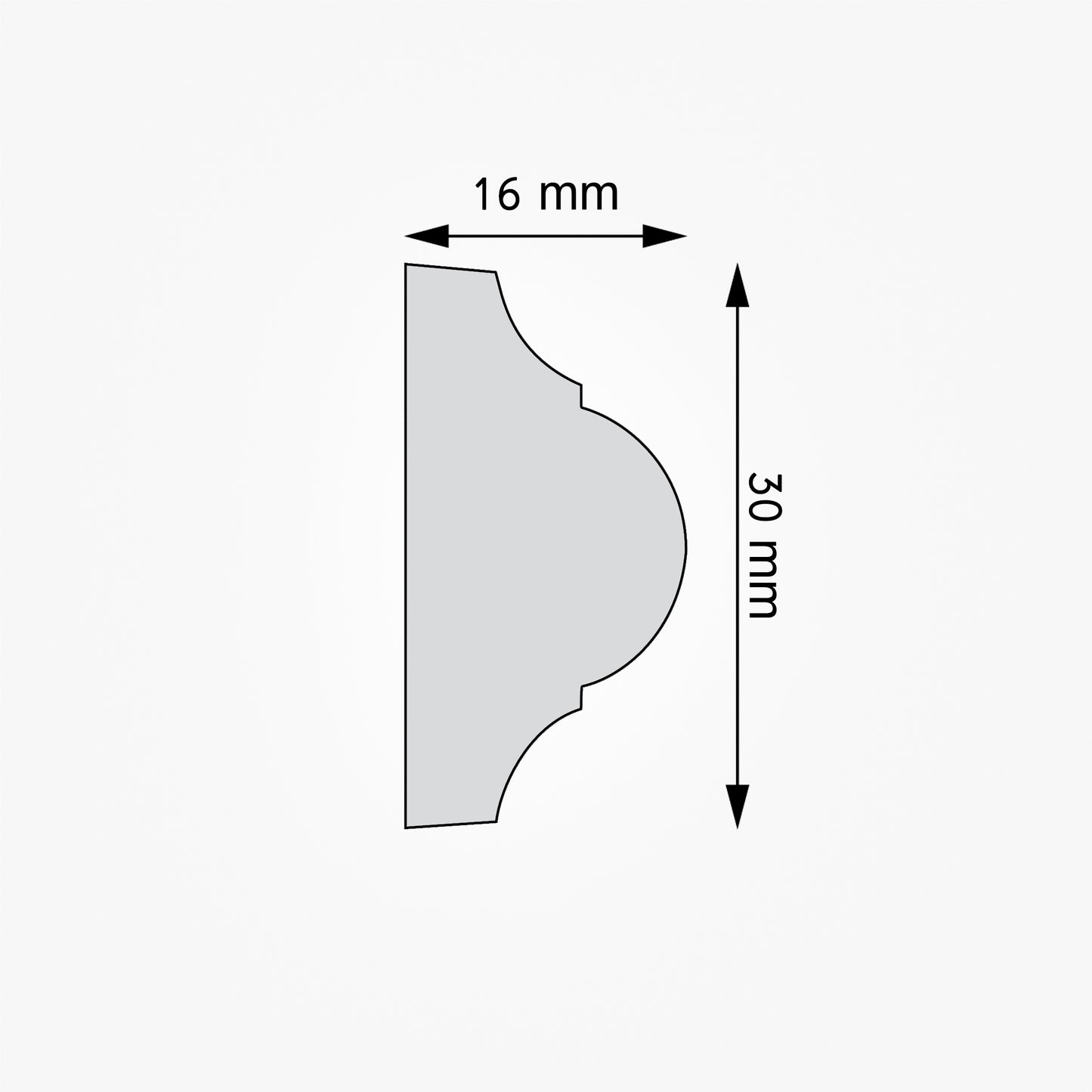LNG-21 Flex Creativa Listwa naścienna gięta NOWOŚĆ