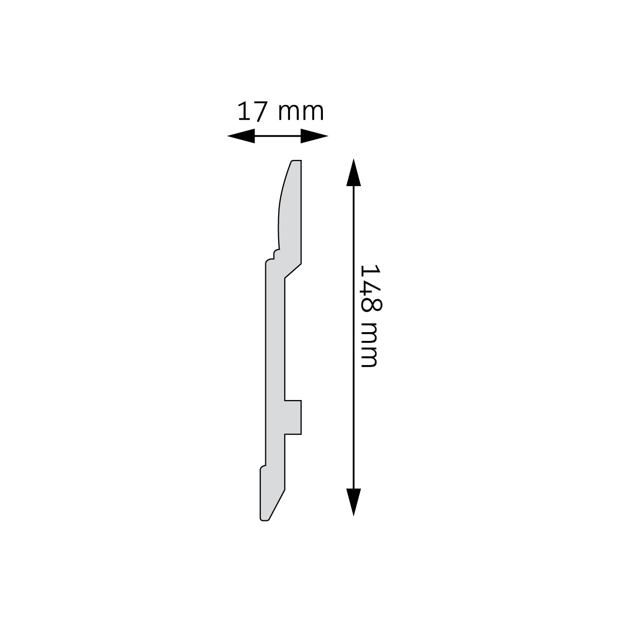 LPC-25 Creativa Listwa przypodłogowa