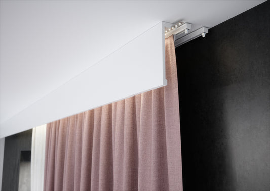 Sklep z listwami listwy przypodlogowe Creativa LK-04M Creativa Listwa karniszowa biała RAL9003