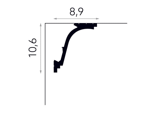 Sklep z listwami listwy karniszowe Mardom Decor MD110 Mardom Decor Listwa karniszowa