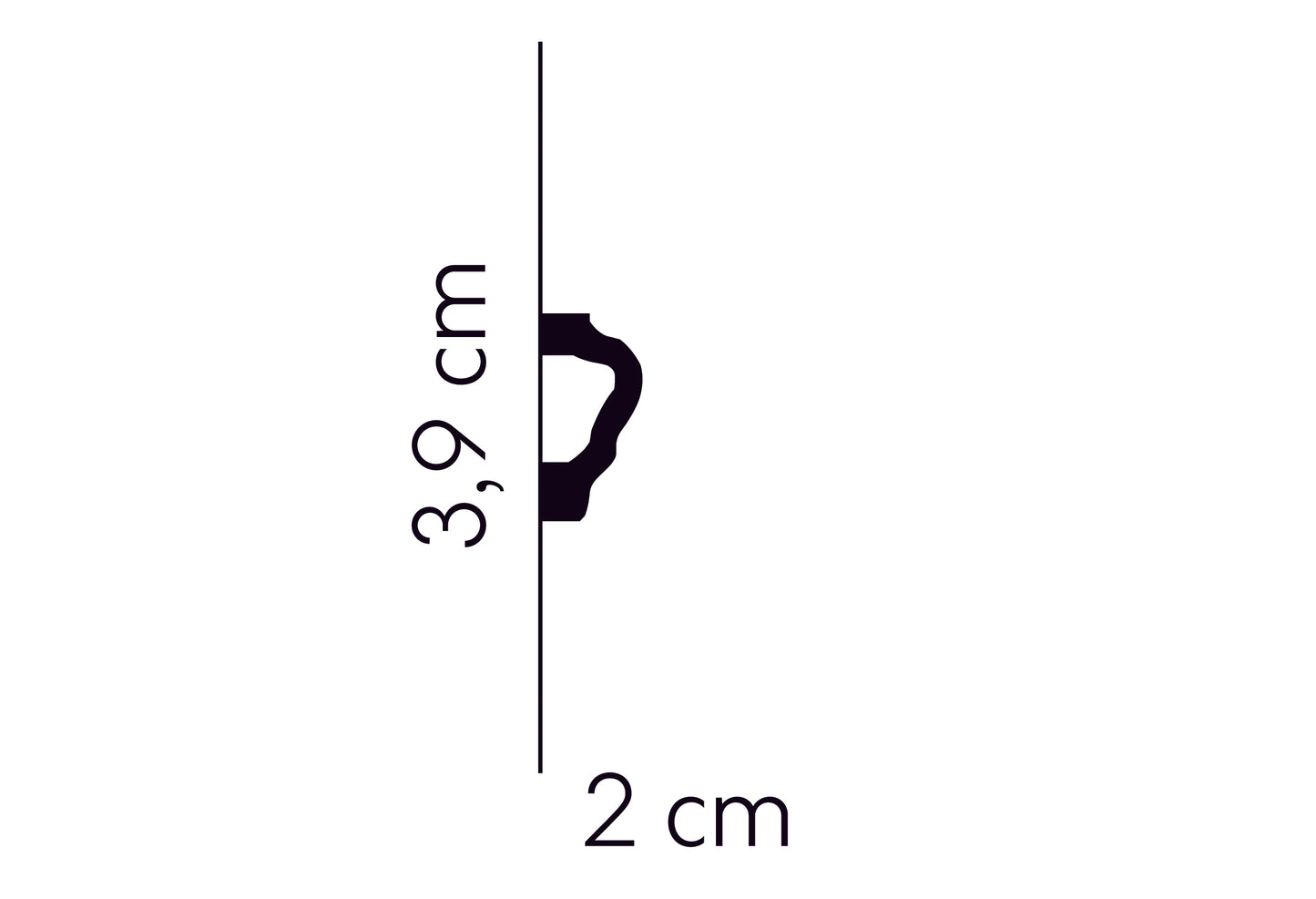 MD255 Mardom Decor Listwa ścienna