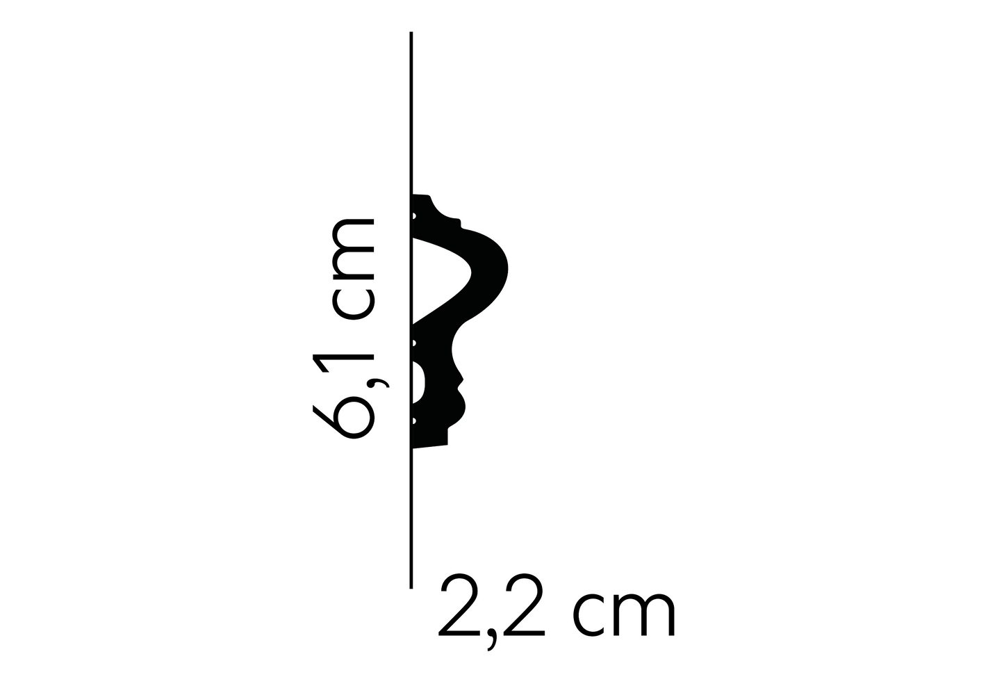 MD346 Mardom Decor Listwa ścienna