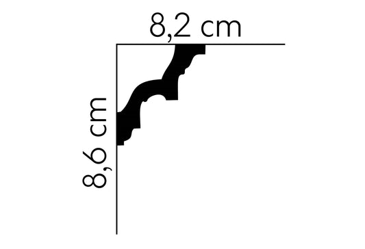 MDA002 Mardom Decor listwa sufitowa