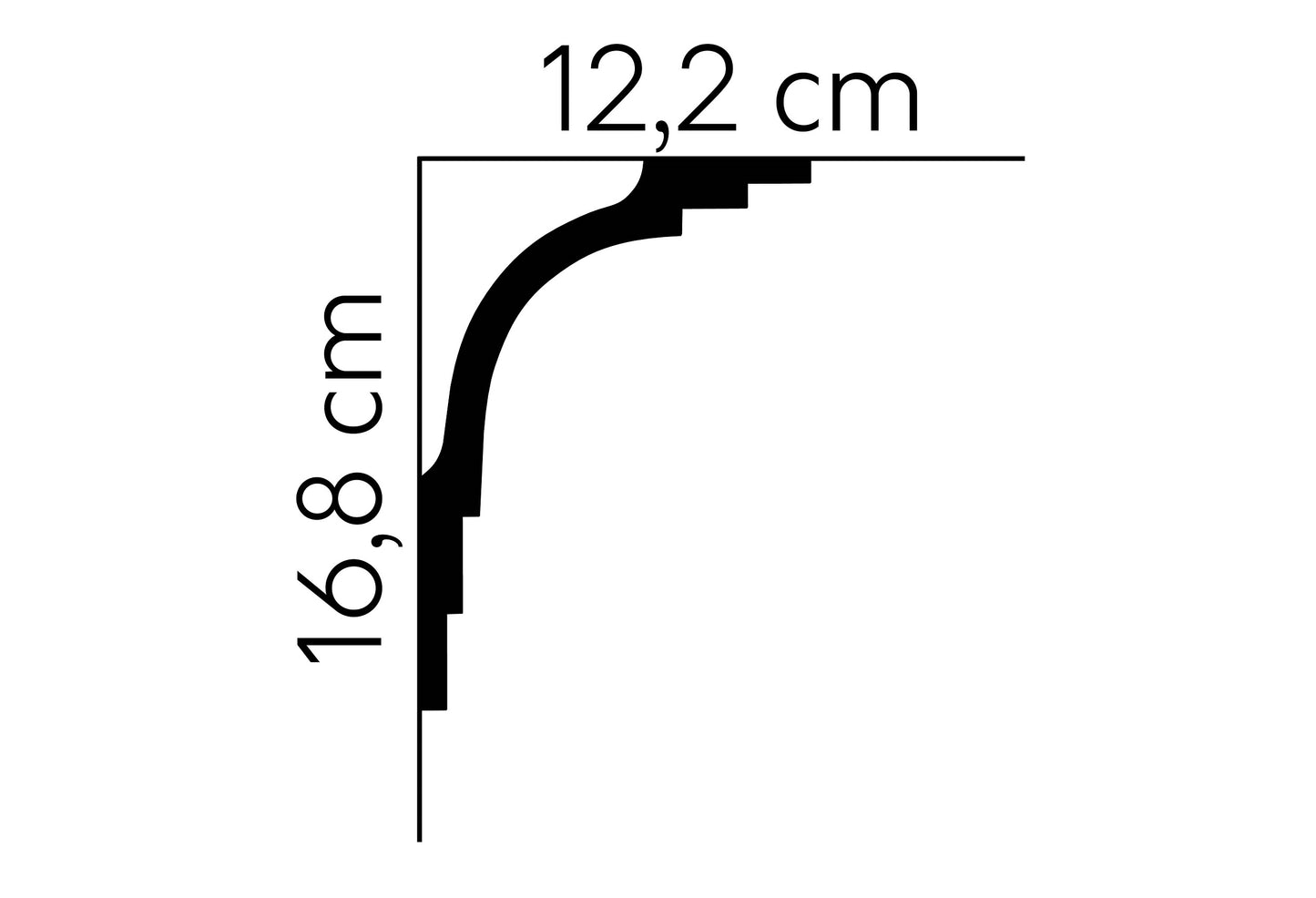 MDB104 Mardom Decor listwa sufitowa
