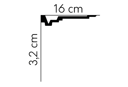 MDB163 Mardom Decor listwa sufitowa