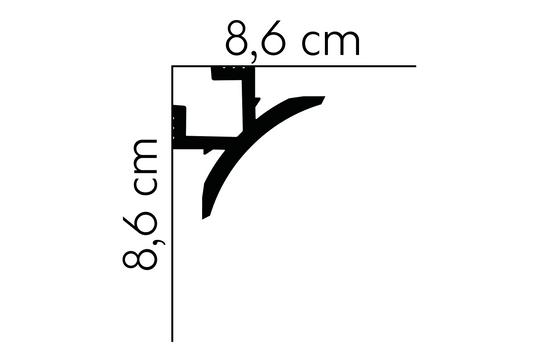 QL002 Mardom Decor listwa sufitowa