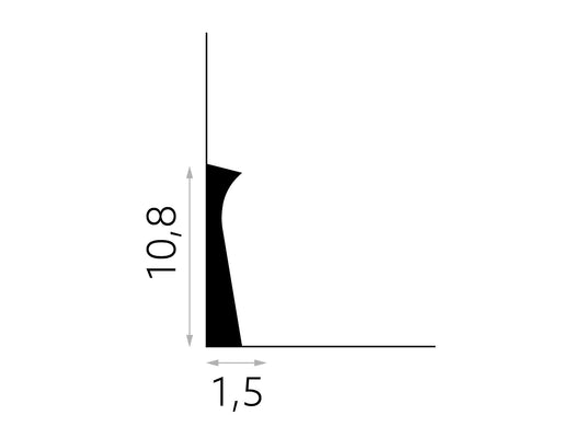 QS004 Mardom Decor Listwa podłogowa