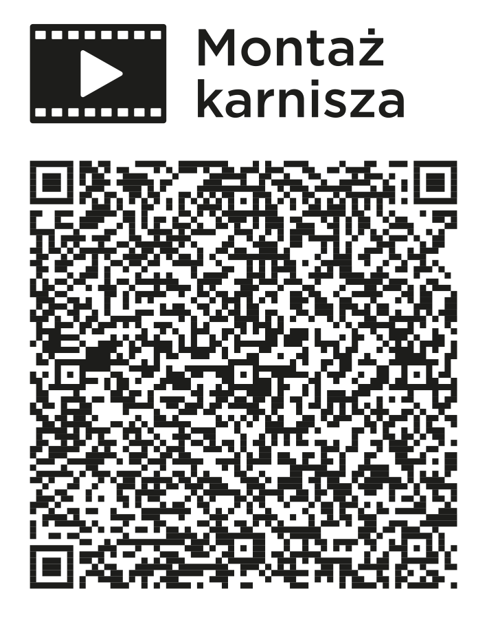 P35-45CMP82 Creativa Karnisz elektryczny 2,5 - 4,5 m z zasilaniem 230 V Wi-Fi z pilotem – rysunek techniczny
