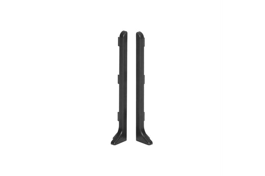 Sklep z listwami listwy przypodłogowe aluminiowe Creativa ZLP80-7021 Creativa zakończenie lewe+prawe 80mm RAL7021