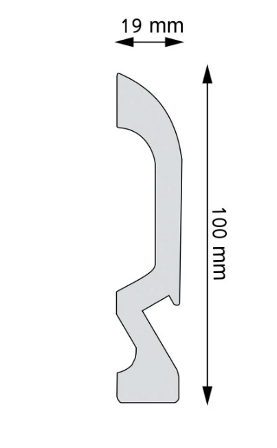 LPC-19M-LE Creativa listwa przypodłogowa LED