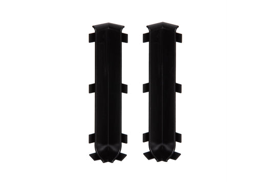 Sklep z listwami listwy przypodłogowe aluminiowe Creativa NW100-9005 Creativa narożnik wewnętrzny 100mm RAL9005