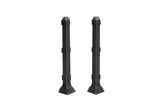 Sklep z listwami listwy przypodłogowe aluminiowe Creativa ZLP100-7021 Creativa zakończenie lewe+prawe 100mm RAL7021