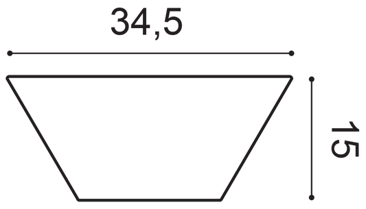 W101 Orac Decor Panel ścienny – przekrój techniczny
