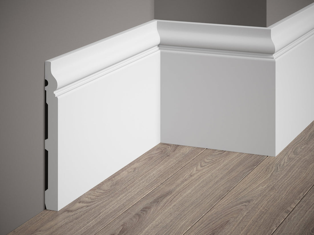 Biała listwa przypodłogowa Mardom Decor MD020P Premium w bieli RAL 9003