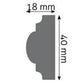 LPC-02/LNG-26 Creativa Listwa ścienna 244 cm – zdjęcie 2