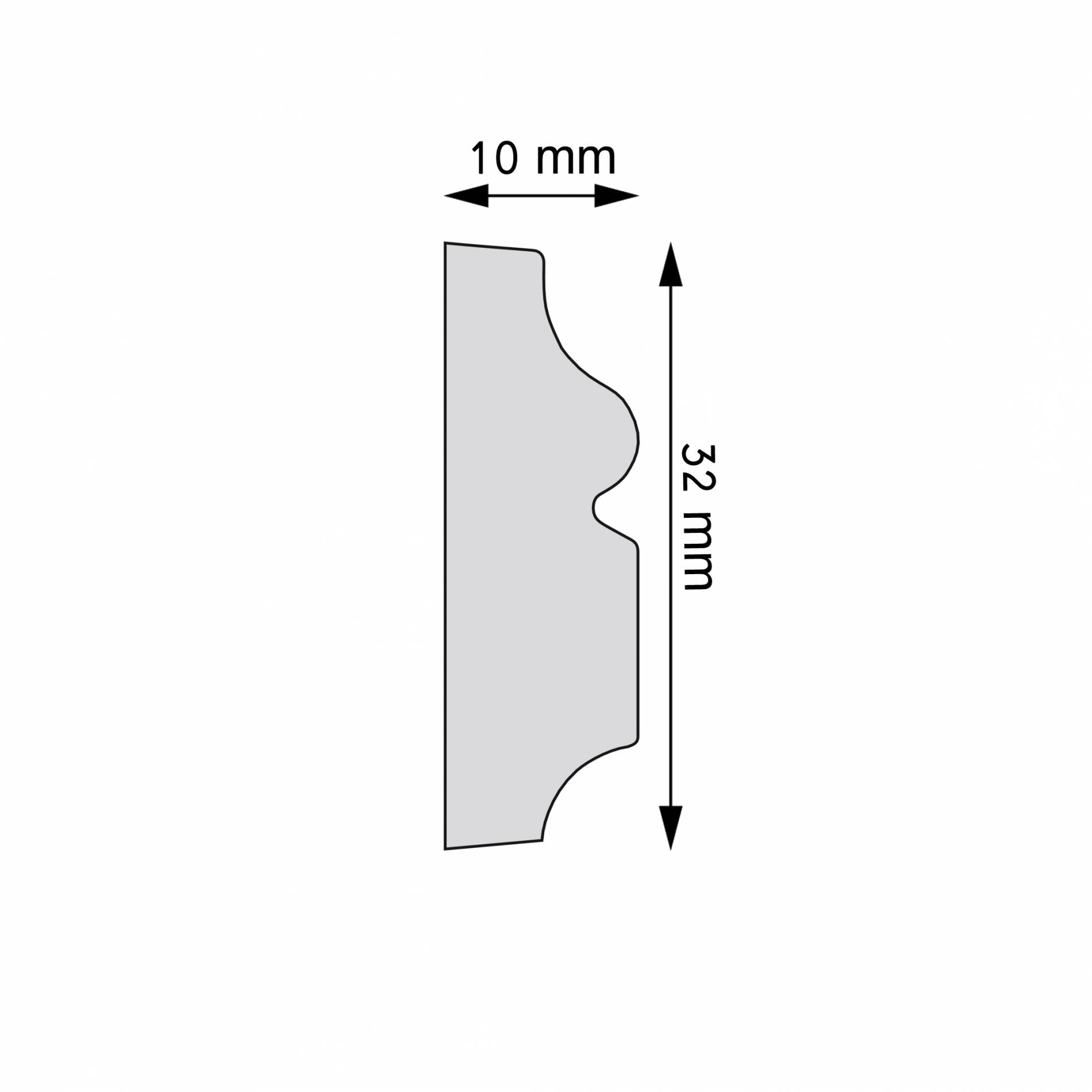 LPC-57/LNG-57 Creativa Listwa ścienna 244 cm – zdjęcie 2