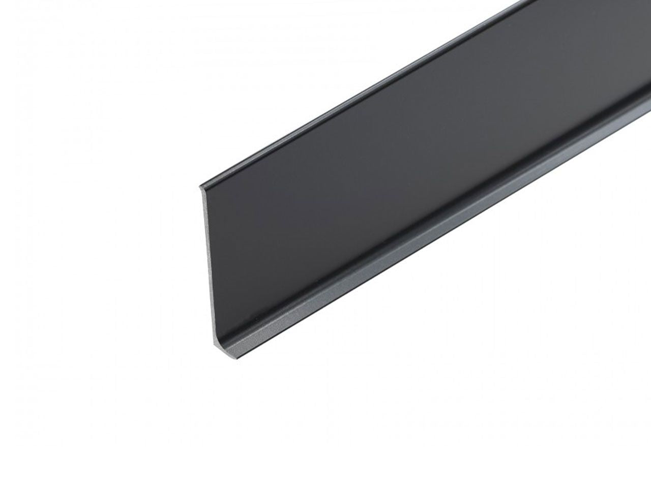 ZLP100-7021 Creativa zakończenie lewe+prawe – listwa LP100 w tym samym kolorze (RAL7021), do której pasuje element (archiwum sklepu)