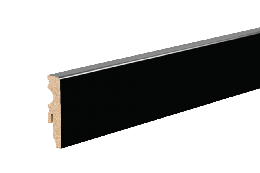 LMDF-01MC Creativa Listwa przypodłogowa czarna RAL 9005 220 cm