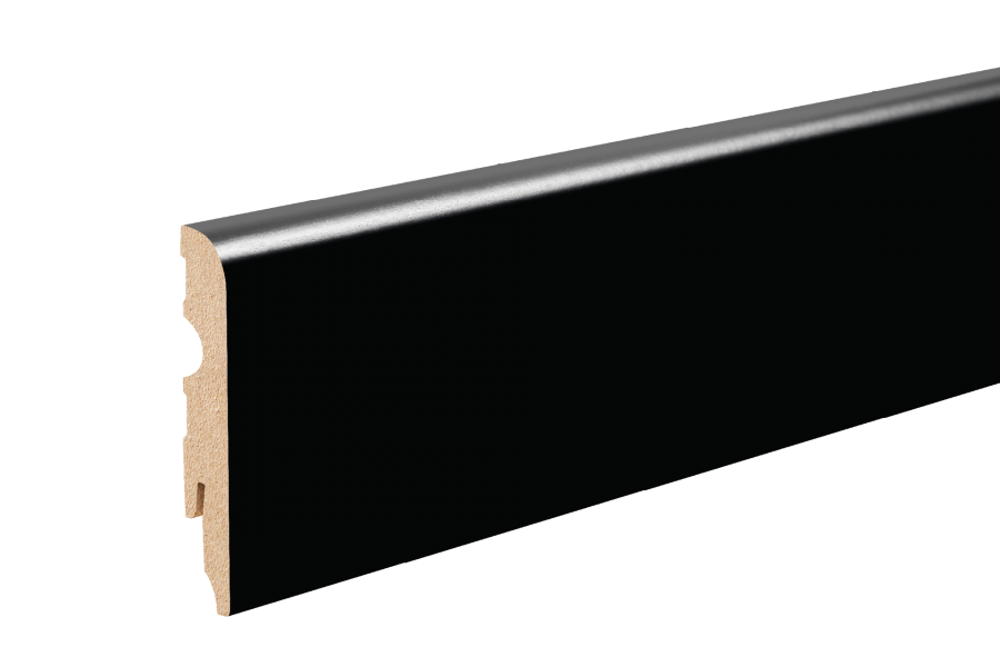 LMDF-03MC Creativa Listwa przypodłogowa czarna RAL 9005 220 cm