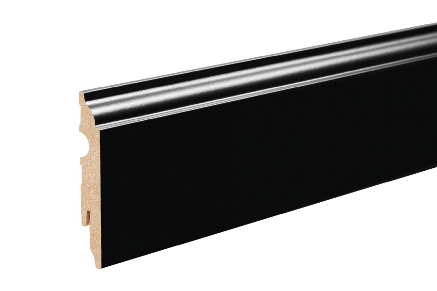 LMDF-05MC Creativa Listwa przypodłogowa czarna RAL 9005 220 cm