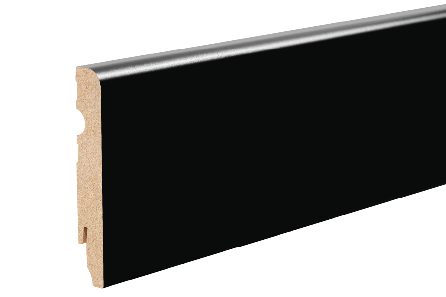 LMDF-07MC Creativa Listwa przypodłogowa czarna RAL 9005 220 cm