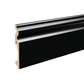 LMDF-08MC Creativa Listwa przypodłogowa czarna RAL 9005 220 cm
