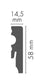 LMDF-01 Creativa Listwa przypodłogowa biała RAL 9003 220 cm – zdjęcie 2