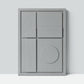 WDG3 Wall Decor GEOMETRIC 3 – aranżacja (producent Creativa / MURSO)