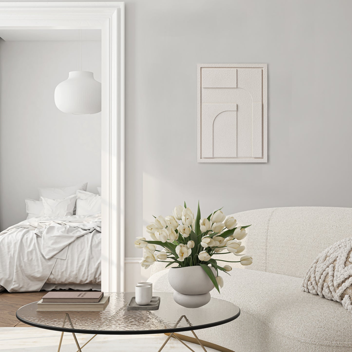 WDG4 Wall Decor GEOMETRIC 4 – aranżacja 2 (producent Creativa / MURSO)