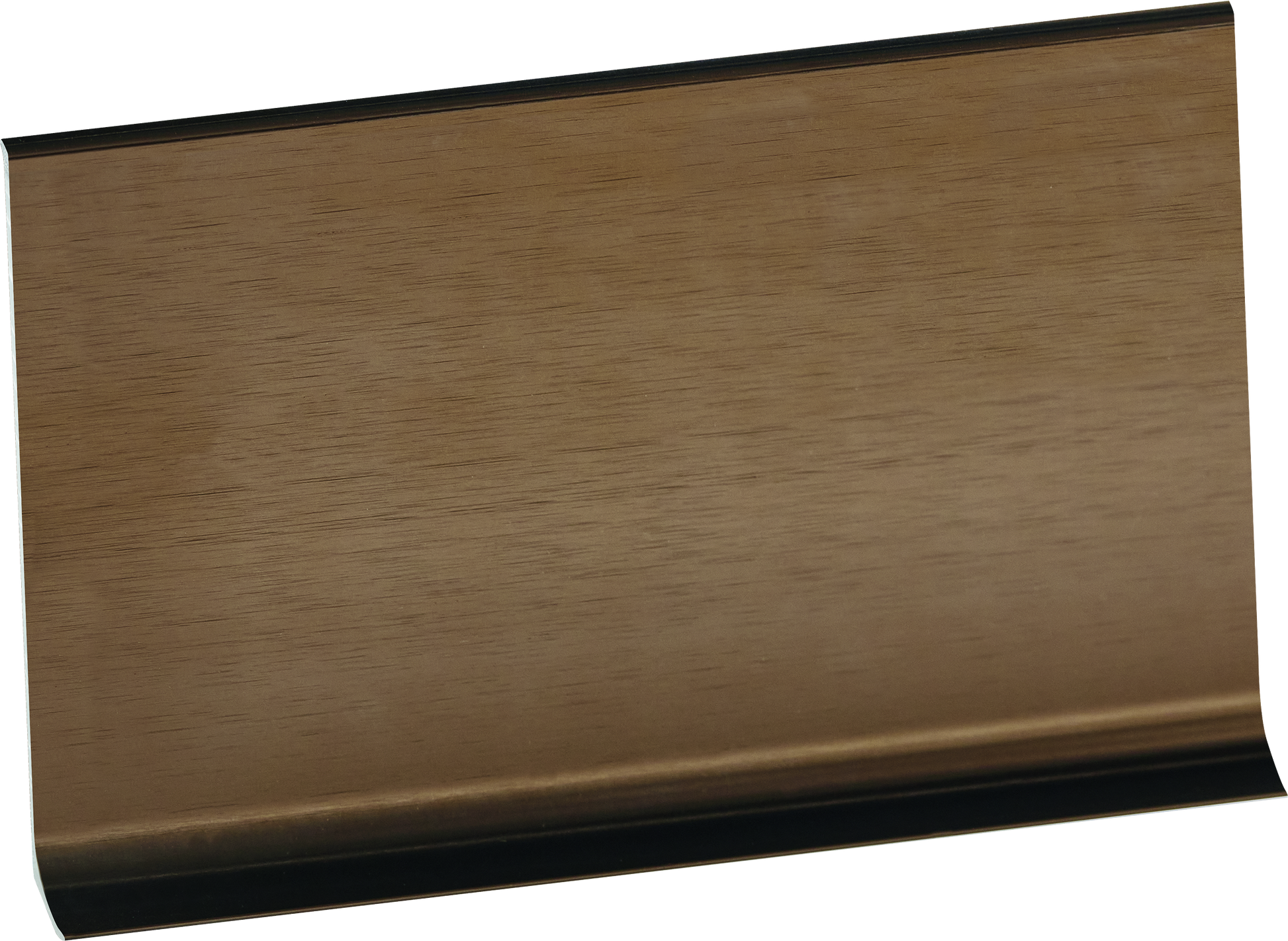 NZ100-EC40S Creativa narożnik zewnętrzny – listwa LP100 w tym samym kolorze na ścianie (EC40S kawa), do której pasuje element (archiwum sklepu)