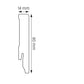 LPCD-51-371 Creativa Listwa przypodłogowa 220 cm – rysunek techniczny