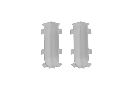 Sklep z listwami listwy przypodłogowe aluminiowe Creativa NW59-7035 Creativa narożnik wewnętrzny 59mm RAL7035