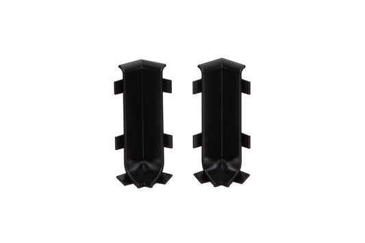 Sklep z listwami listwy przypodłogowe aluminiowe Creativa NZ59-9005 Creativa narożnik zewnetrzny 59mm RAL9005
