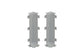Sklep z listwami listwy przypodłogowe aluminiowe Creativa NW80-7035 Creativa narożnik wewnętrzny 80mm RAL7035