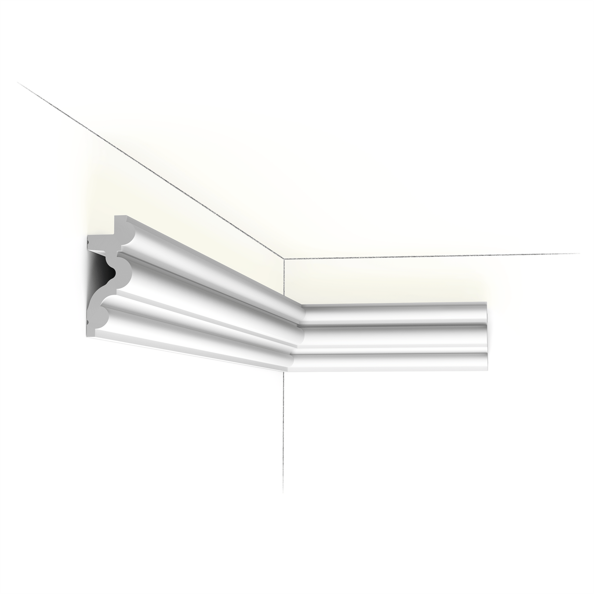 C324 Orac Decor listwa sufitowa – render produktu (producent Orac)