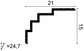 Rysunek techniczny przekroju C393 Orac Decor