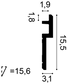 Rysunek techniczny przekroju C395 Orac Decor
