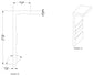 CX217-2600 Orac Decor listwa sufitowa – rysunek techniczny z wymiarami w mm (karta techniczna producenta Orac)