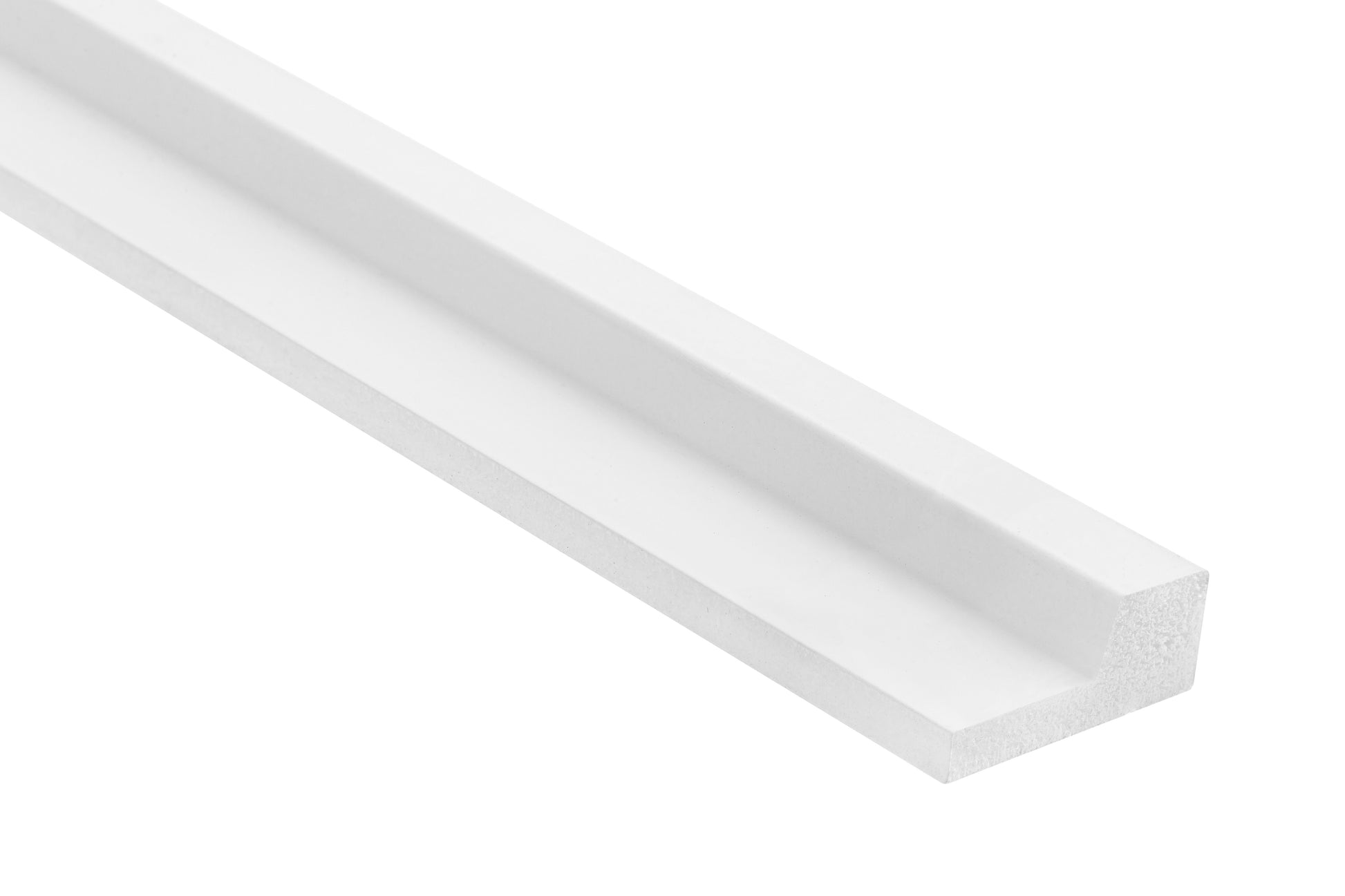 Zakończenie prawe do lameli Stretto białe do malowania Mardom Decor - zdjęcie produktowe