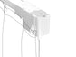P35-45A1 Creativa Karnisz elektryczny 2,5 - 4,5 m z zasilaniem 12 V DC Wi-Fi z pilotem – rysunek techniczny