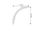 LK-06 Creativa Listwa karniszowa 244 cm – rysunek techniczny