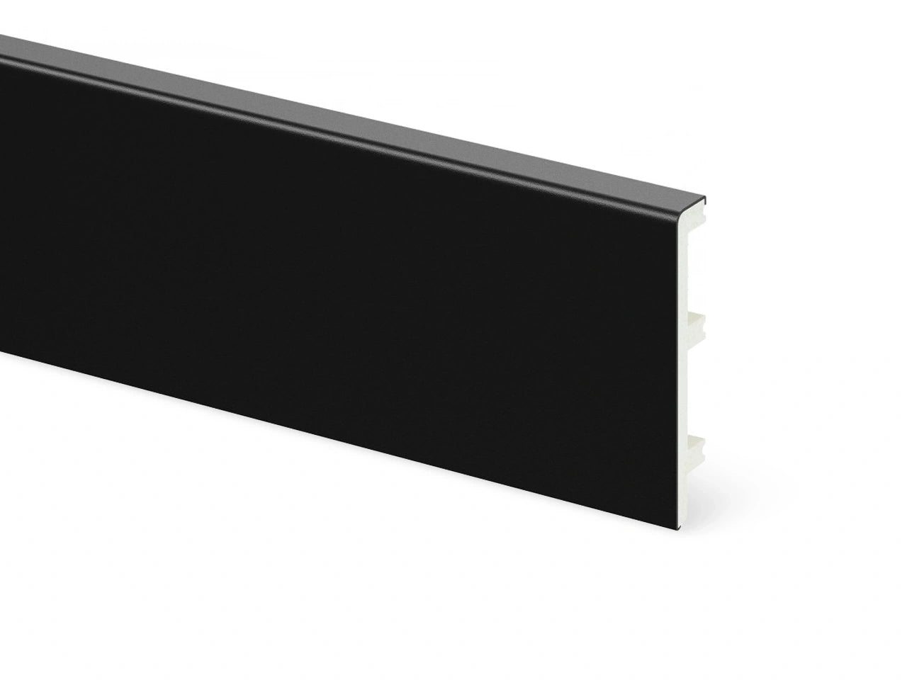 STL100-9005 Creativa Listwa przypodłogowa czarna RAL 9005 220 cm