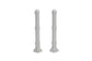 Sklep z listwami listwy przypodłogowe aluminiowe Creativa NZ100-7035 Creativa narożnik zewnetrzny 100mm RAL7035