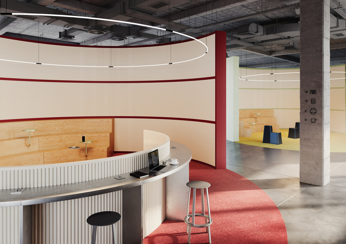 CANELE XL FLEX NMC Panel ścienny – aranżacja wnętrza (zdjęcie producenta)