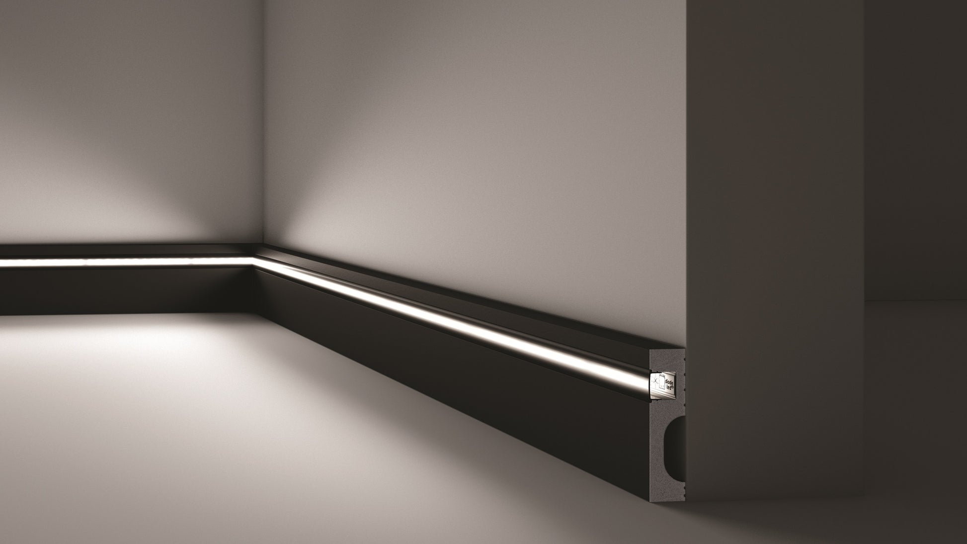 IL11 BLACK NMC Listwa oświetleniowa – efekt podświetlenia LED (zdjęcie producenta)