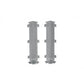 NW100-7035 Creativa narożnik wewnętrzny 100mm do listwy przypodłogowej aluminiowej LP100, kolor 7035 – zdjęcie produktowe