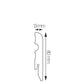 LMDF-03 Creativa Listwa przypodłogowa biała RAL 9003 220 cm – zdjęcie 3