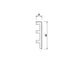 STL65-9003 Creativa Listwa przypodłogowa biała RAL 9003 220 cm – rysunek techniczny